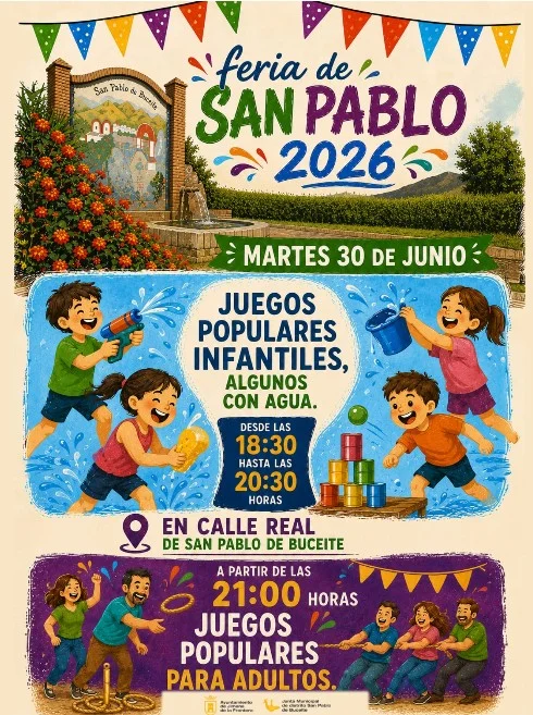 La Feria de San Pablo de Buceite 2026 recupera sus tradicionales Juegos Populares