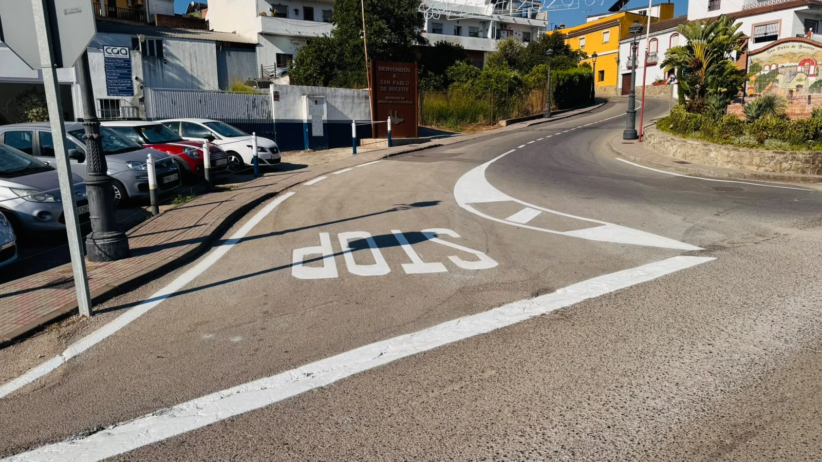 El Ayuntamiento de Jimena de la Frontera continúa mejorando la señalización viaria del municipio